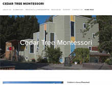 Tablet Screenshot of cedar-tree.org